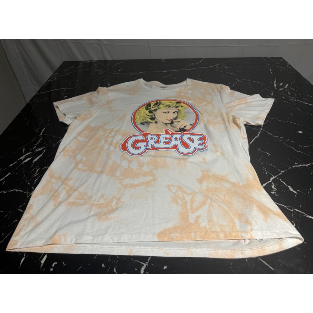 Old Navy Grease Sandy Olivia Newton John Tie Dye T Shirt Women's XXL